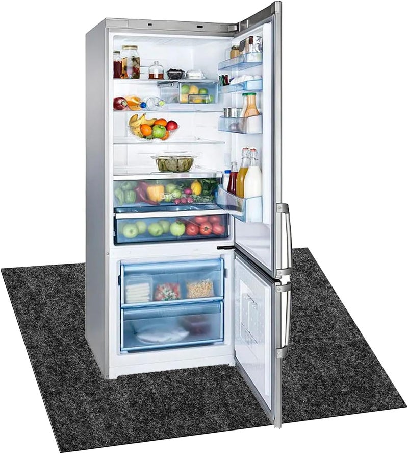 LYMOI Refrigerators Mat, Absorbent/Waterproof Under Refrigerator Floor Mat, Washable Protect Floor Mat for Fridge with Non-Slip Backing, Multifunctional Home Appliance Mat (36 x 48 inch) - Image 1